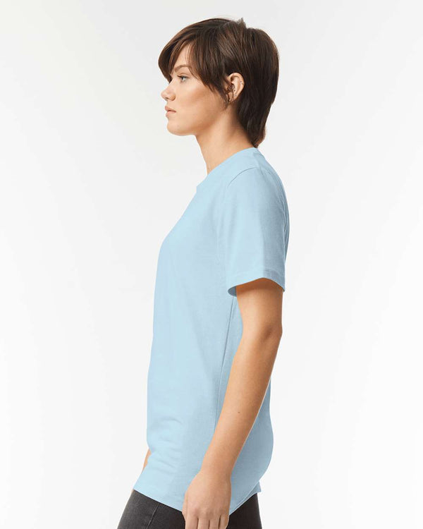 American Apparel 2001 Powder Blue - Model side