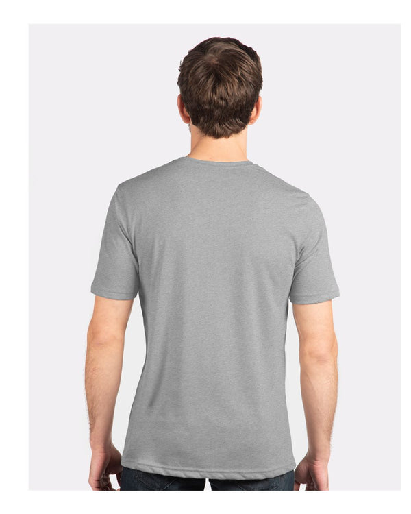 Next Level 6200 Heather Grey - Model back