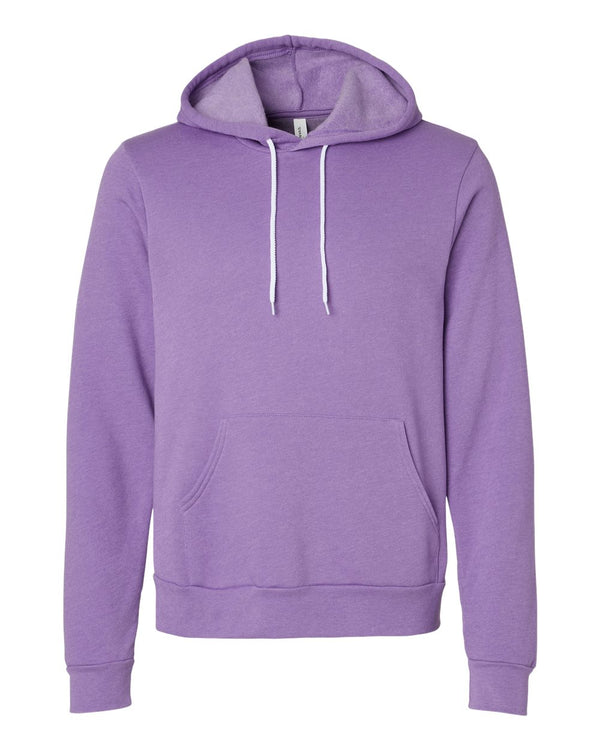 BELLA + CANVAS 3719 Heather Team Purple - Front