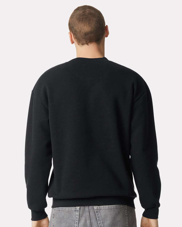 American Apparel RF496 Black - Model back