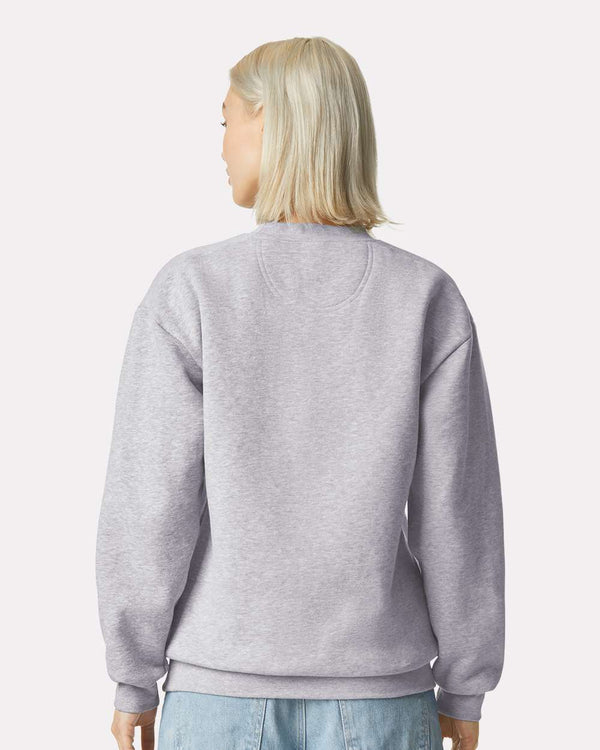 American Apparel RF496 Heather Grey - Model back