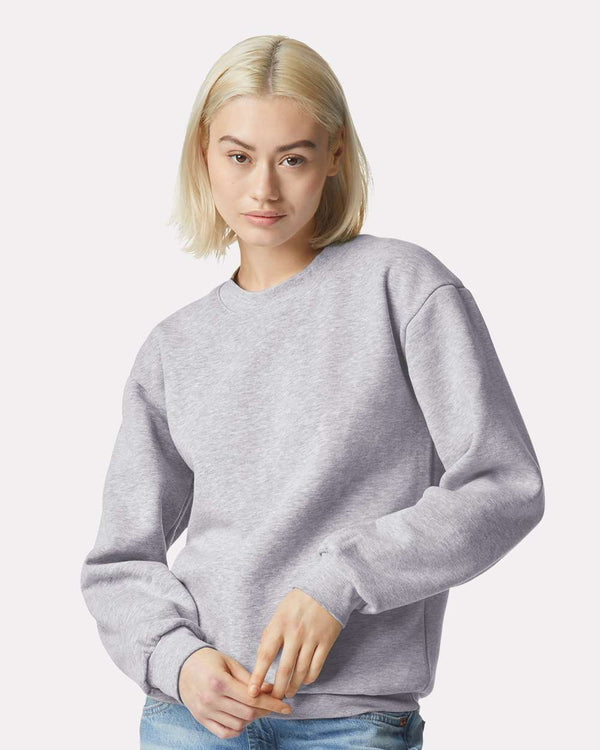 American Apparel RF496 Heather Grey - Model front