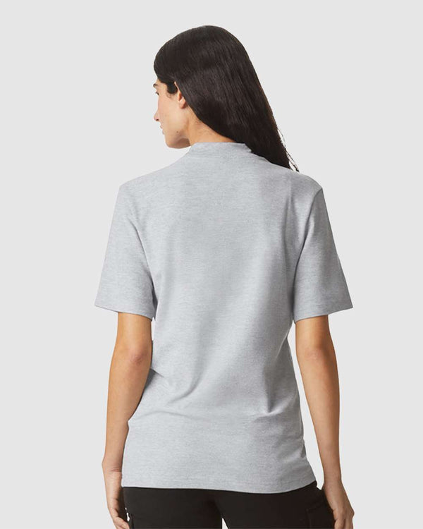 American Apparel 1PQ Heather Grey - Model back