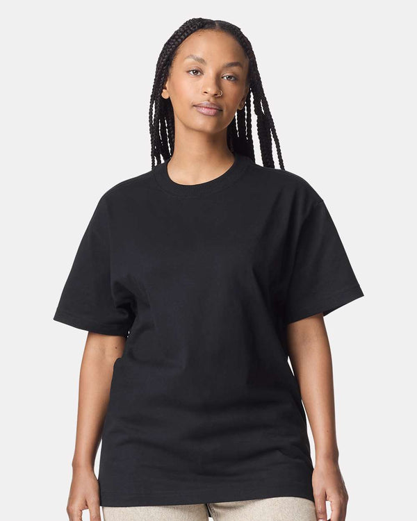 American Apparel 9001 Black - Model front