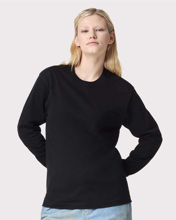 American Apparel 9410 Black - Model front