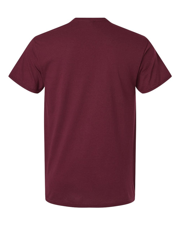 Gildan 3000 Maroon - Back