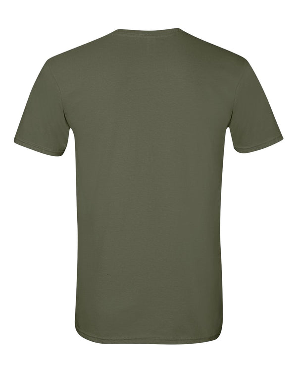 Gildan 64000 Military Green - Back