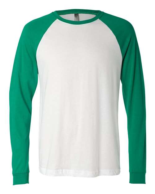 Long Sleeve Jersey Baseball Tee - SuperDTF Print Blank Clothing and Accessories