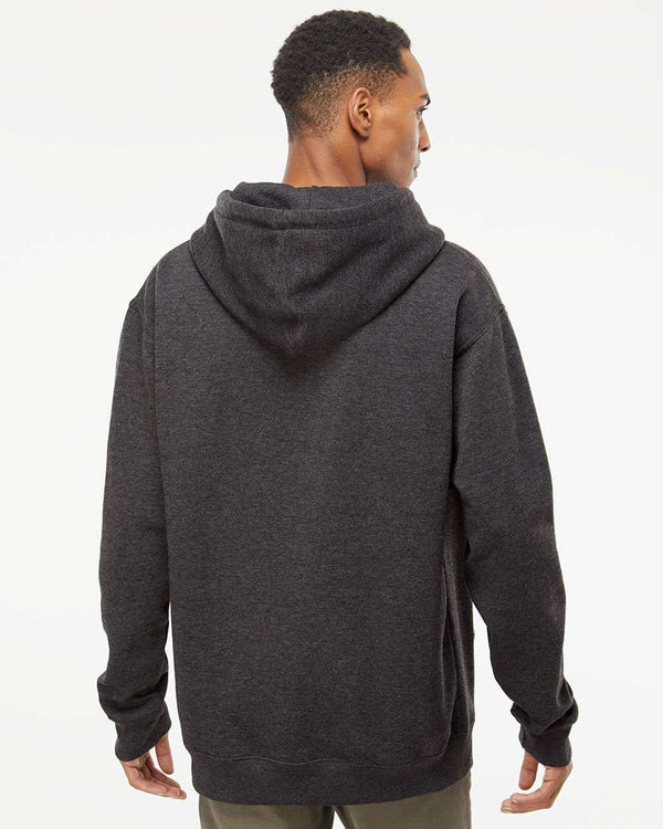 Independent Trading Co. IND4000 Charcoal Heather - Model back