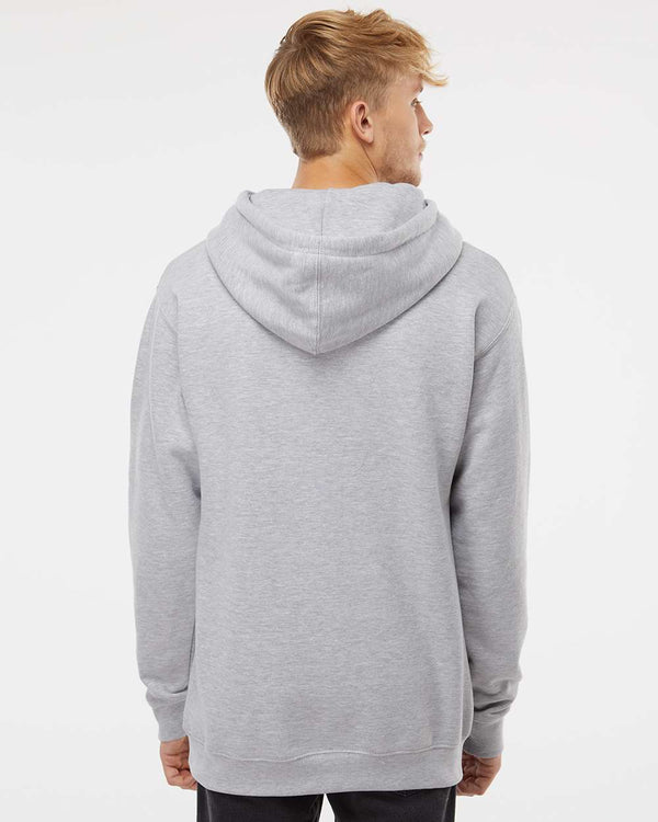 Independent Trading Co. IND4000 Grey Heather - Model back