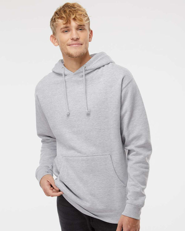 Independent Trading Co. IND4000 Grey Heather - Model front