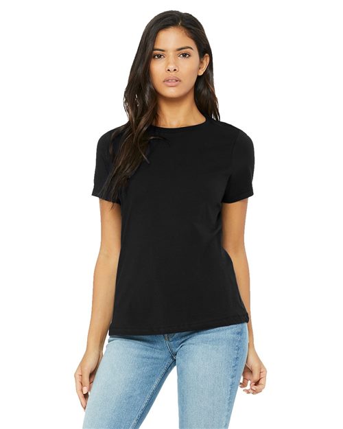 Women’s Relaxed Jersey Tee - Asphalt - SuperDTF Print Blank Clothing and Accessories