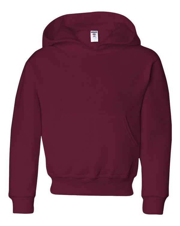 JERZEES 996YR Maroon - Front