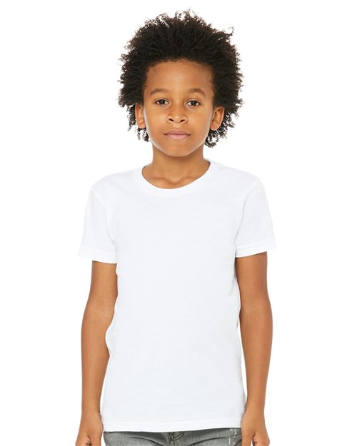 Youth Jersey Tee - Ash - SuperDTF Print Blank Clothing and Accessories