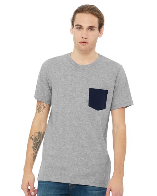 Jersey Pocket Tee - SuperDTF Print Blank Clothing and Accessories