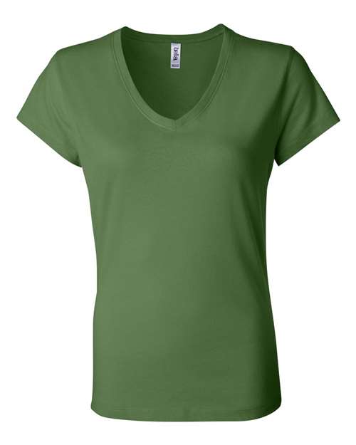 Women’s Jersey V-Neck Tee - SuperDTF Print Blank Clothing and Accessories