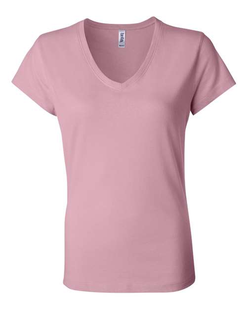 Women’s Jersey V-Neck Tee - SuperDTF Print Blank Clothing and Accessories