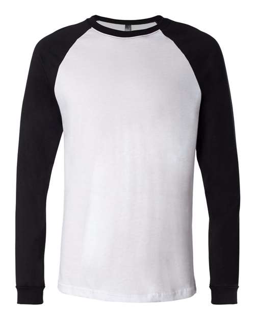 Long Sleeve Jersey Baseball Tee - SuperDTF Print Blank Clothing and Accessories