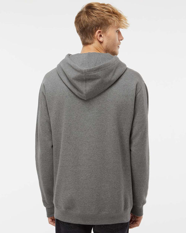 Independent Trading Co. IND4000 Gunmetal Heather - Model back