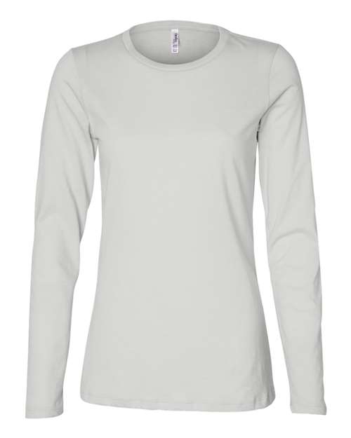 Women’s Relaxed Jersey Long Sleeve Tee - SuperDTF Print Blank Clothing and Accessories