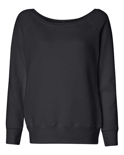 Women’s Sponge Fleece Wide Neck Sweatshirt - SuperDTF Print Blank Clothing and Accessories