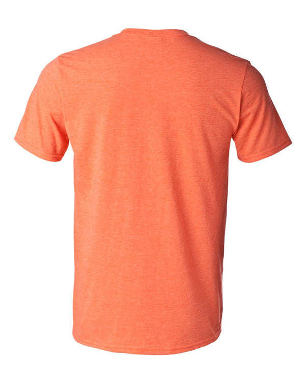 Gildan 64000 Heather Orange - Back