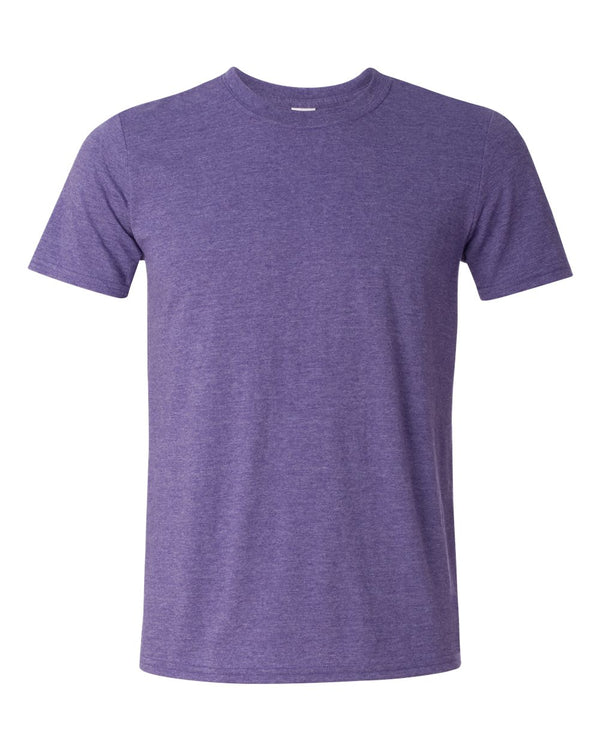 Gildan 64000 Heather Purple - Front