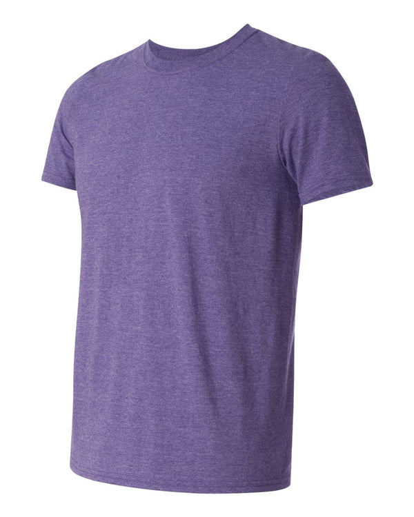 Gildan 64000 Heather Purple - Side