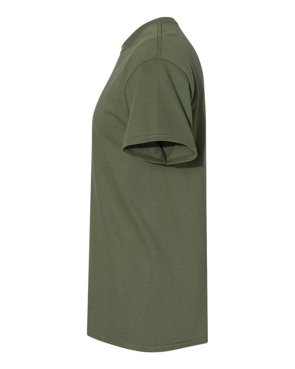 Gildan 5000B Military Green - Direct side