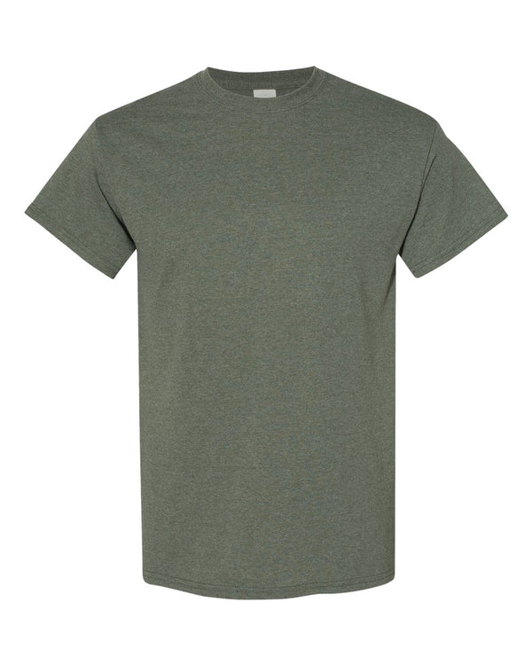 Gildan 5000 Heather Military Green - Front