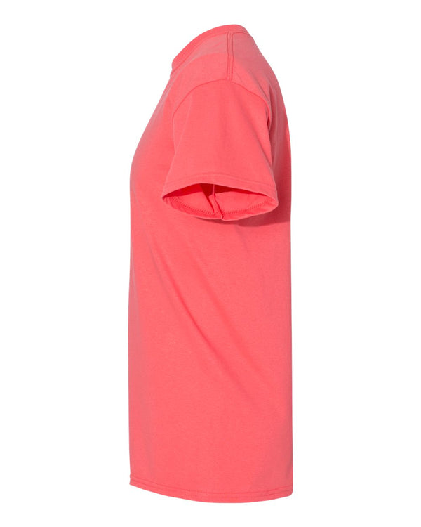 Gildan 5000 Coral Silk - Direct side