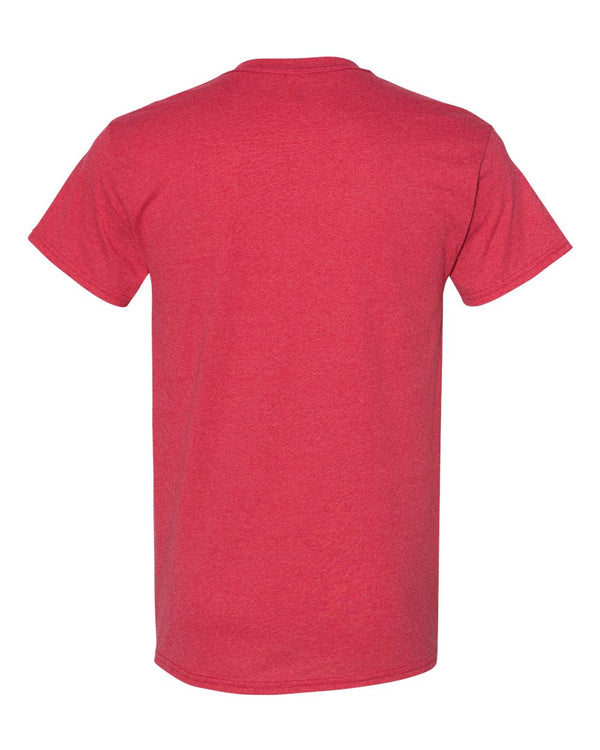 Gildan 5000 Heather Red - Back