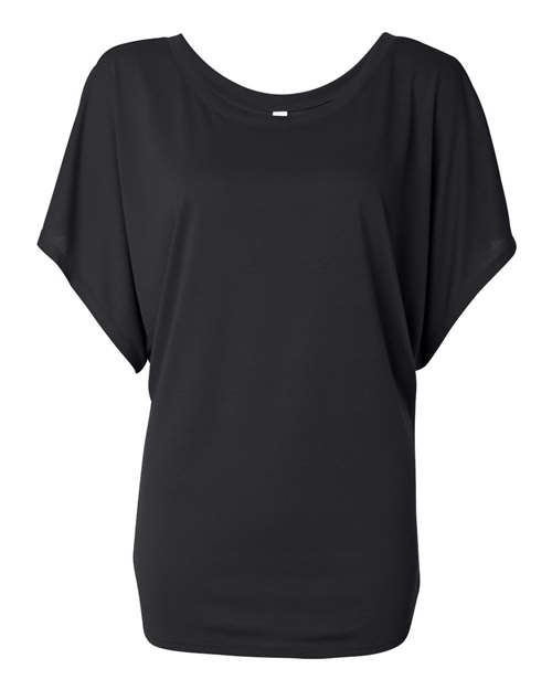 Women’s Flowy Draped Dolman Tee - SuperDTF Print Blank Clothing and Accessories