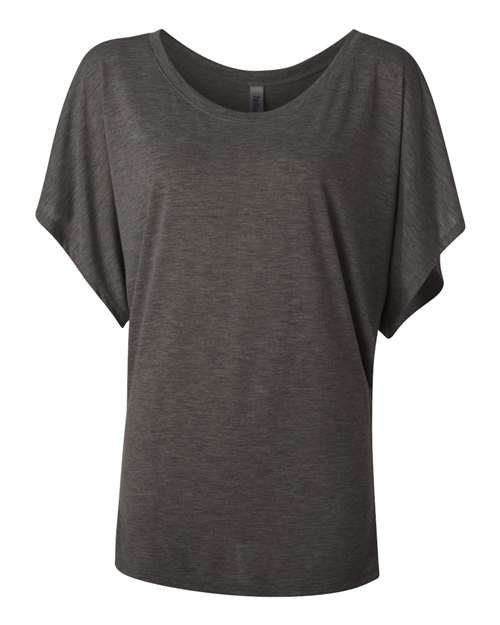 Women’s Flowy Draped Dolman Tee - SuperDTF Print Blank Clothing and Accessories