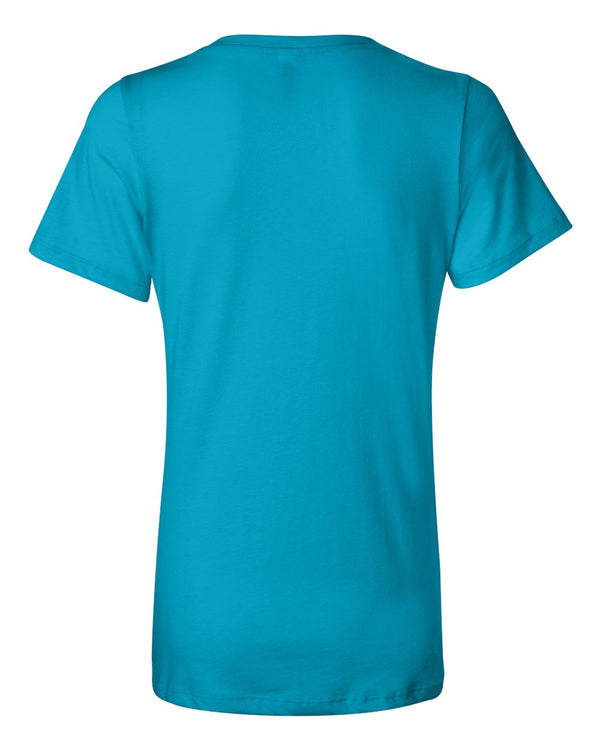 BELLA + CANVAS 6405 Turquoise - Back