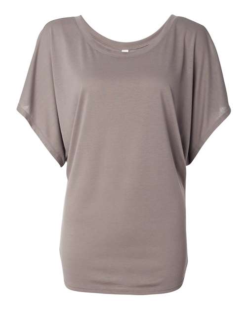 Women’s Flowy Draped Dolman Tee - SuperDTF Print Blank Clothing and Accessories