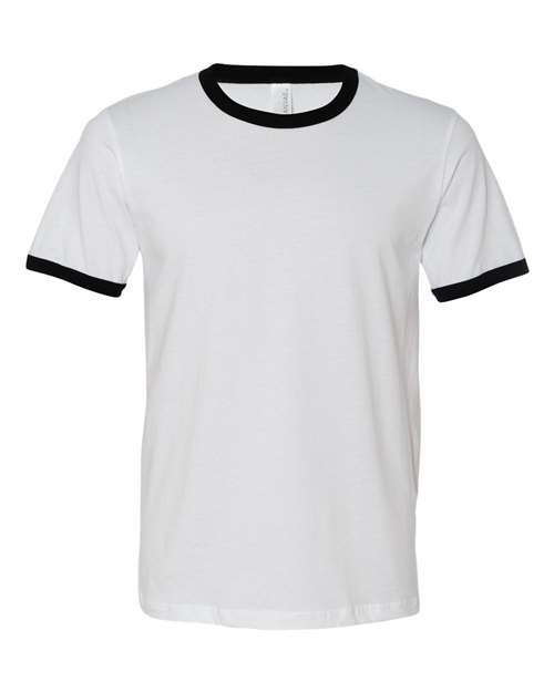 Jersey Heather Ringer Tee - SuperDTF Print Blank Clothing and Accessories