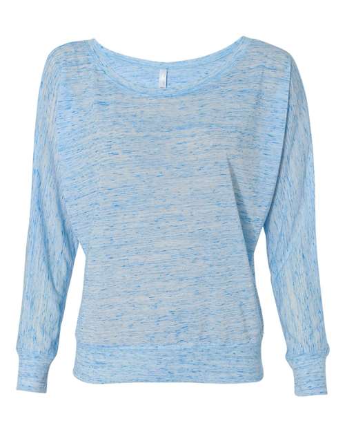 Women’s Flowy Off Shoulder Long Sleeve Tee - SuperDTF Print Blank Clothing and Accessories