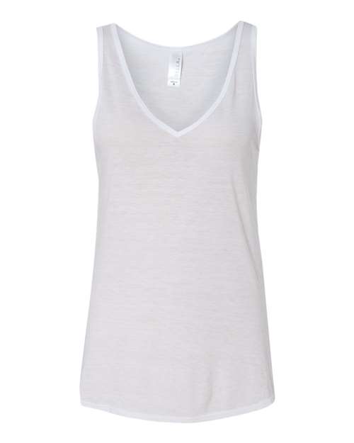 Women's Flowy V-Neck Tank - SuperDTF Print Blank Clothing and Accessories