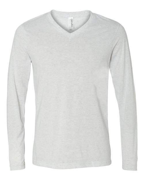 Long Sleeve V-Neck Tee - SuperDTF Print Blank Clothing and Accessories