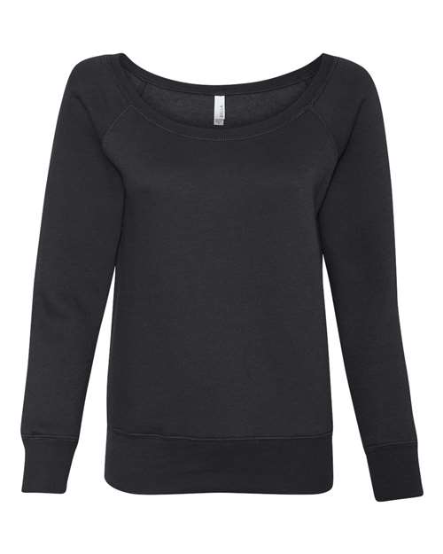 Women’s Sponge Fleece Wide Neck Sweatshirt - SuperDTF Print Blank Clothing and Accessories