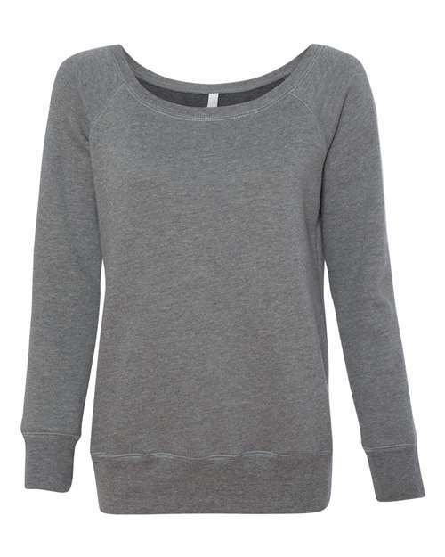 Women’s Sponge Fleece Wide Neck Sweatshirt - SuperDTF Print Blank Clothing and Accessories