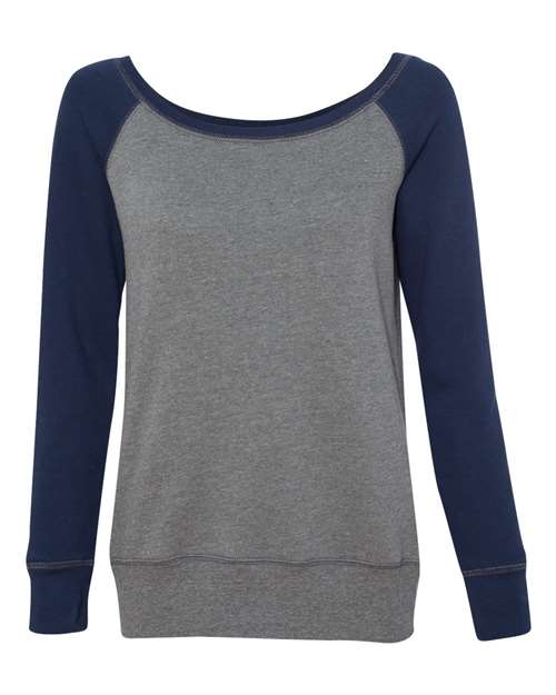 Women’s Sponge Fleece Wide Neck Sweatshirt - SuperDTF Print Blank Clothing and Accessories