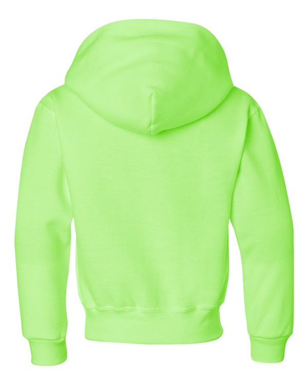 JERZEES 996YR Neon Green - Back