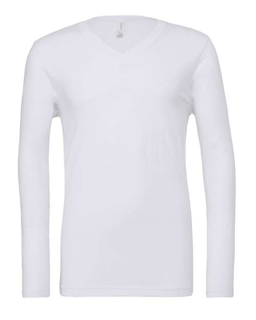 Long Sleeve V-Neck Tee - SuperDTF Print Blank Clothing and Accessories