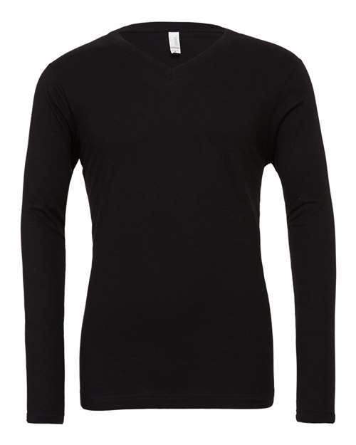 Long Sleeve V-Neck Tee - SuperDTF Print Blank Clothing and Accessories