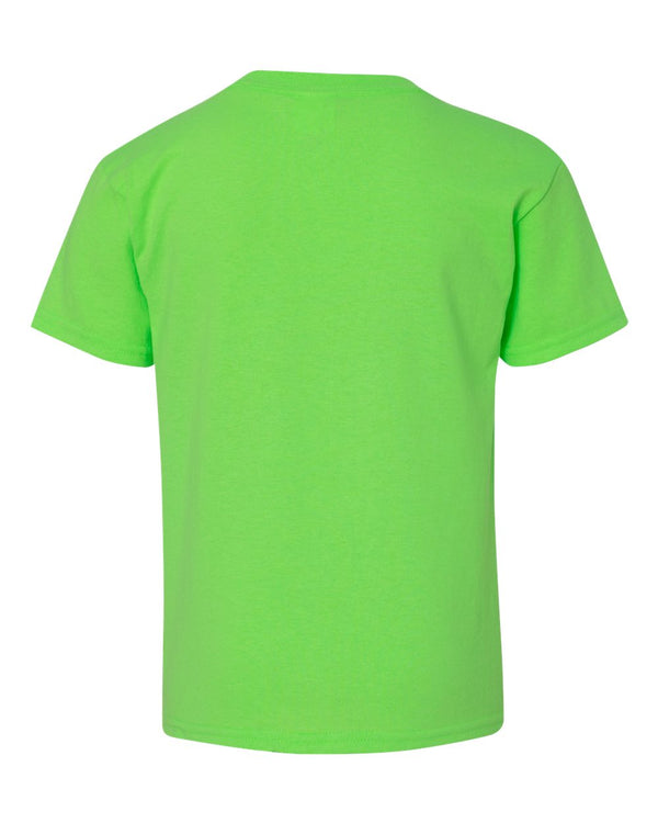 Gildan 5000B Neon Green - Back