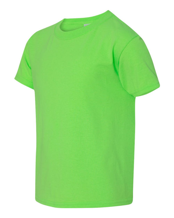 Gildan 5000B Neon Green - Side