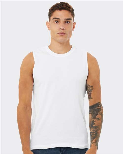 Jersey Muscle Tank - SuperDTF Print Blank Clothing and Accessories