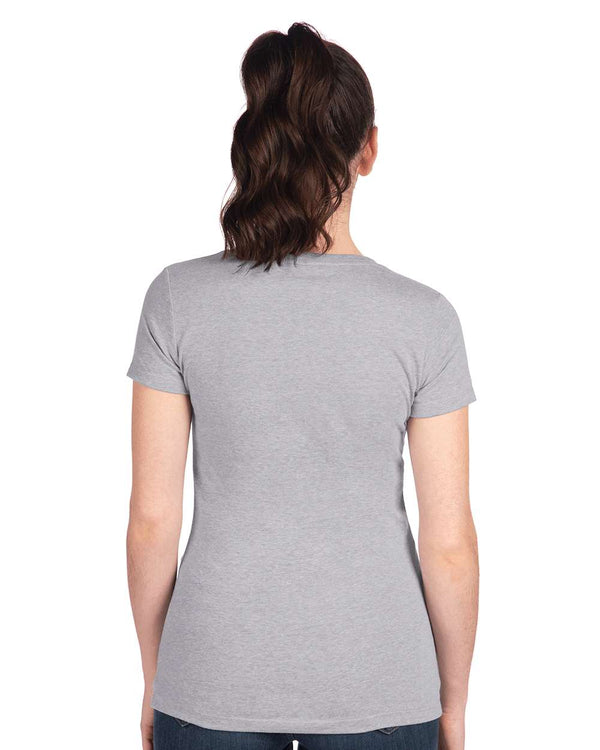 Next Level 1510 Heather Grey - Model back